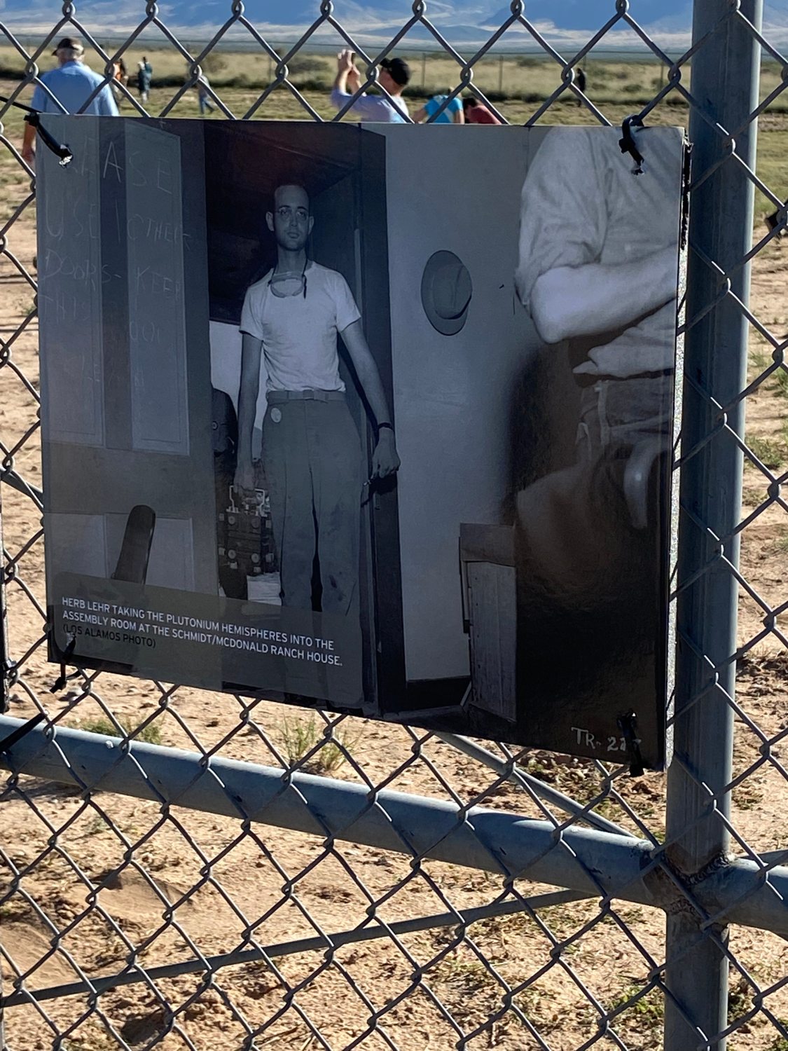 Herb Lehr interpretive display at McDonald Ranch